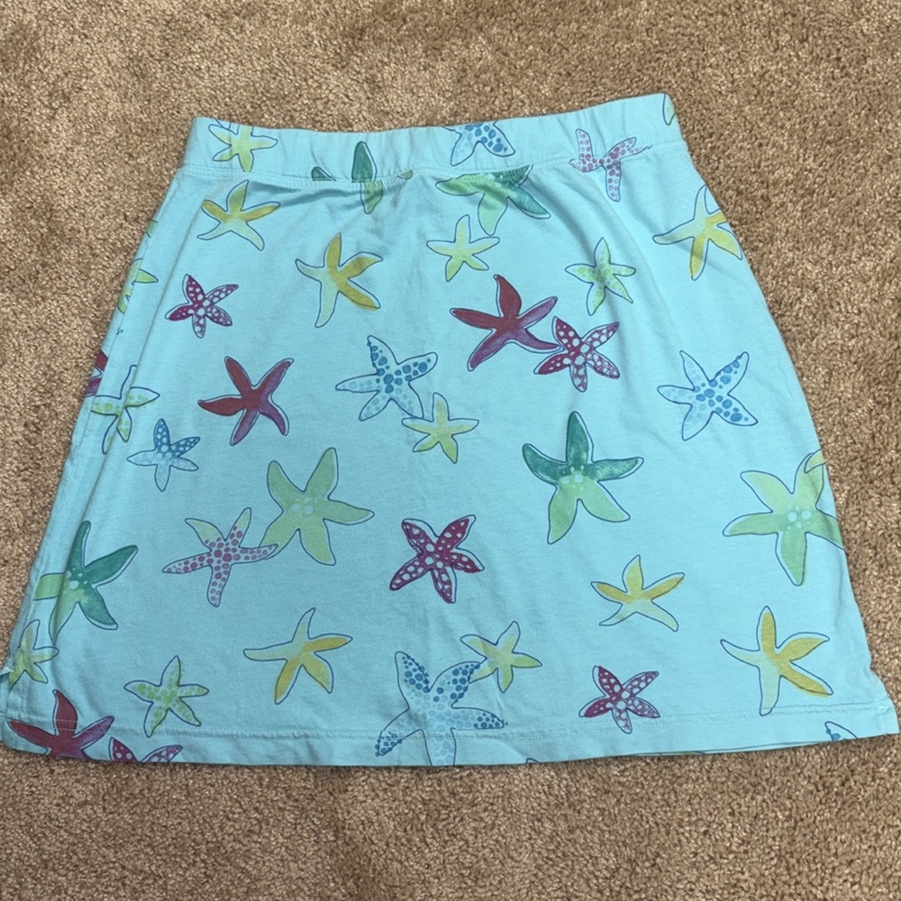Fresh produce cotton beach skirt starfish sz small s